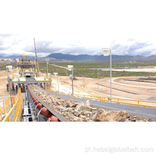 Corrente do transportador de borracha mineração de clima frio